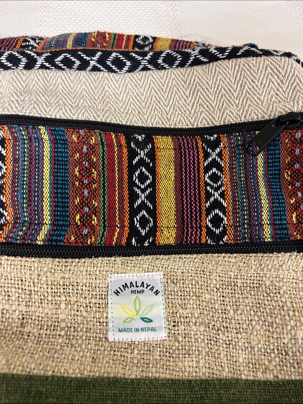 Himalayan hemp patchwork Crossbody bag image 3